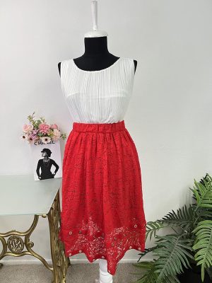 Fusta dantela cu captusela elastic iin talie Reserved 34