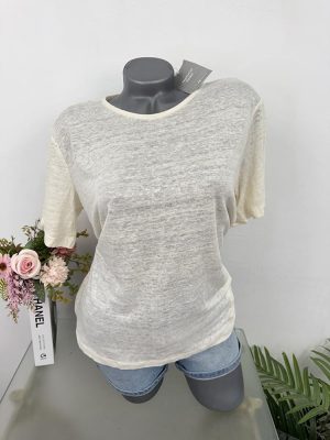 Tricou natural linen H&M S