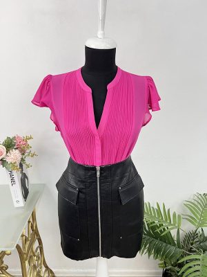 Fusta imitatie piele River Island 8