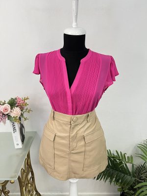 Fusta imitatie piele Zara M