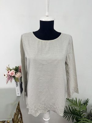 Bluza bumbac cu broderie Esprit 38