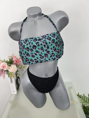 Costum de baie doua piese sutien cu burete H&M 42