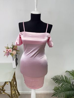 Rochie satinata croiala mica  M