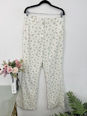 Pantaloni evazati amestec in Reserved L