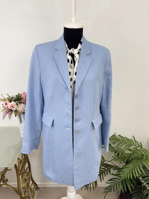 Trench/palton primavara vara amestec de in si bumbac vine perfect imbracat More&More 40