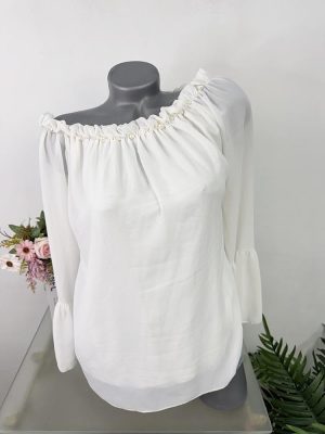 Bluza cu perle Piaza Italia XL