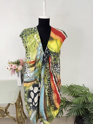 Rochie bumbac si vascoza Escada 40