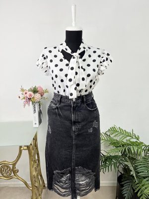 Fusta blugi 100 % bumbac Zara XS