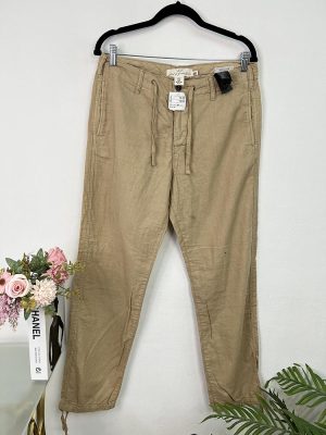 Pantaloni regular fit amestec in si bumbac H&M 31